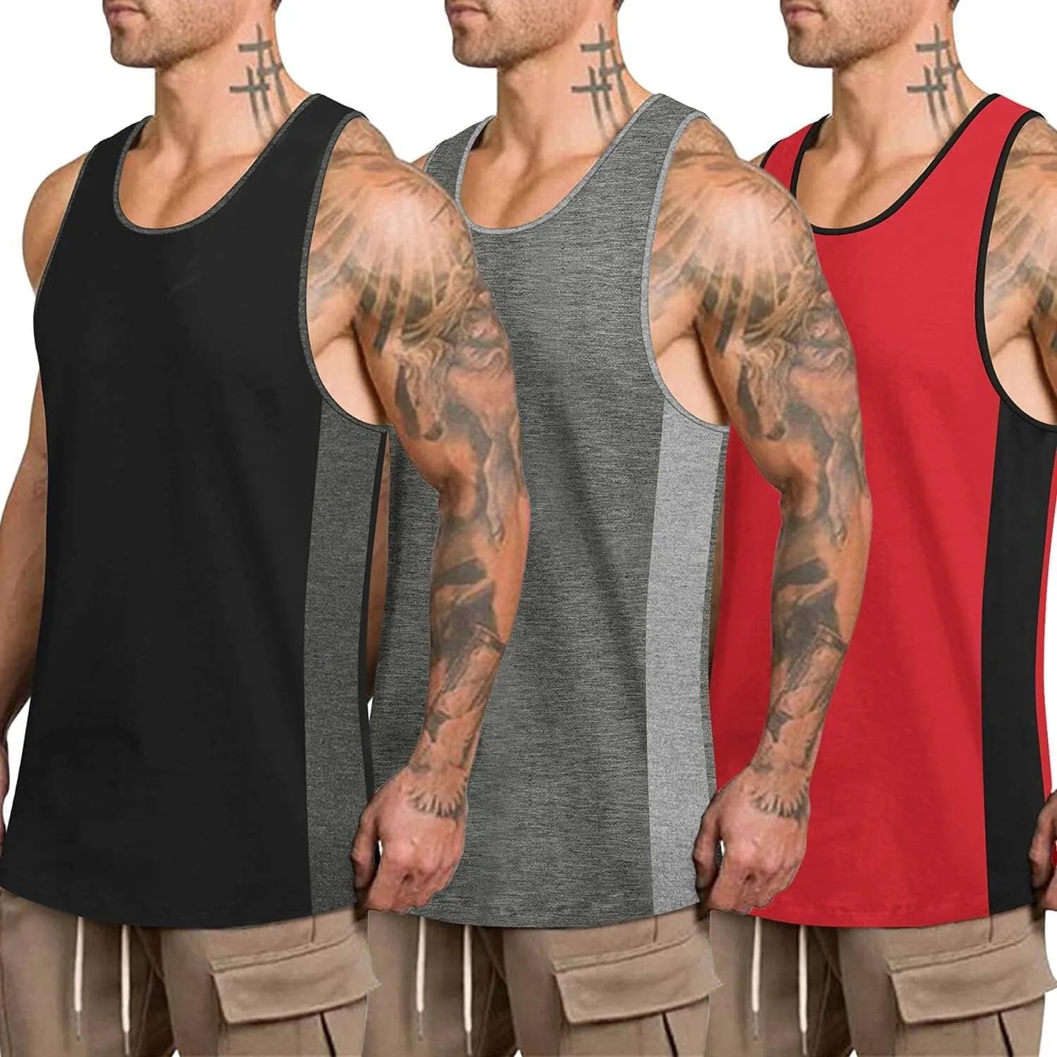 3 Pack Workout Tank Top (US Only)