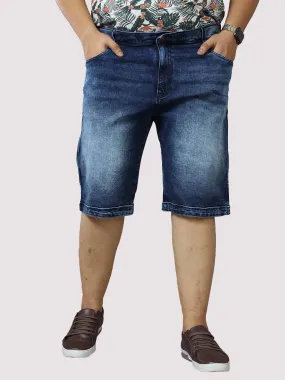 Blue Denim Shorts Men's Plus Size