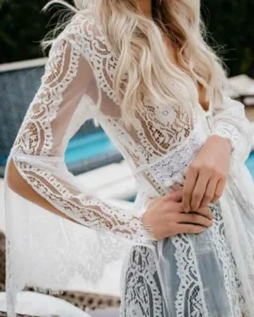 Boho Mama sexy lace cover up