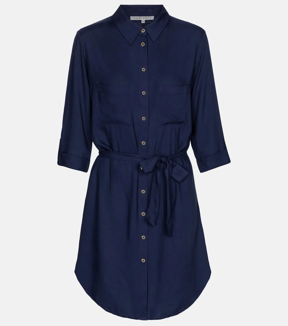 Core shirt dress with buttons HEIDI KLEIN, blue