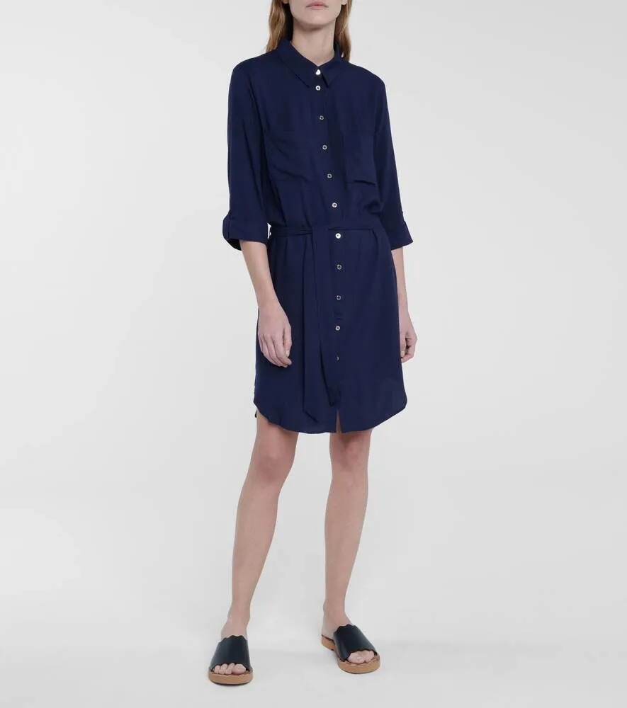 Core shirt dress with buttons HEIDI KLEIN, blue