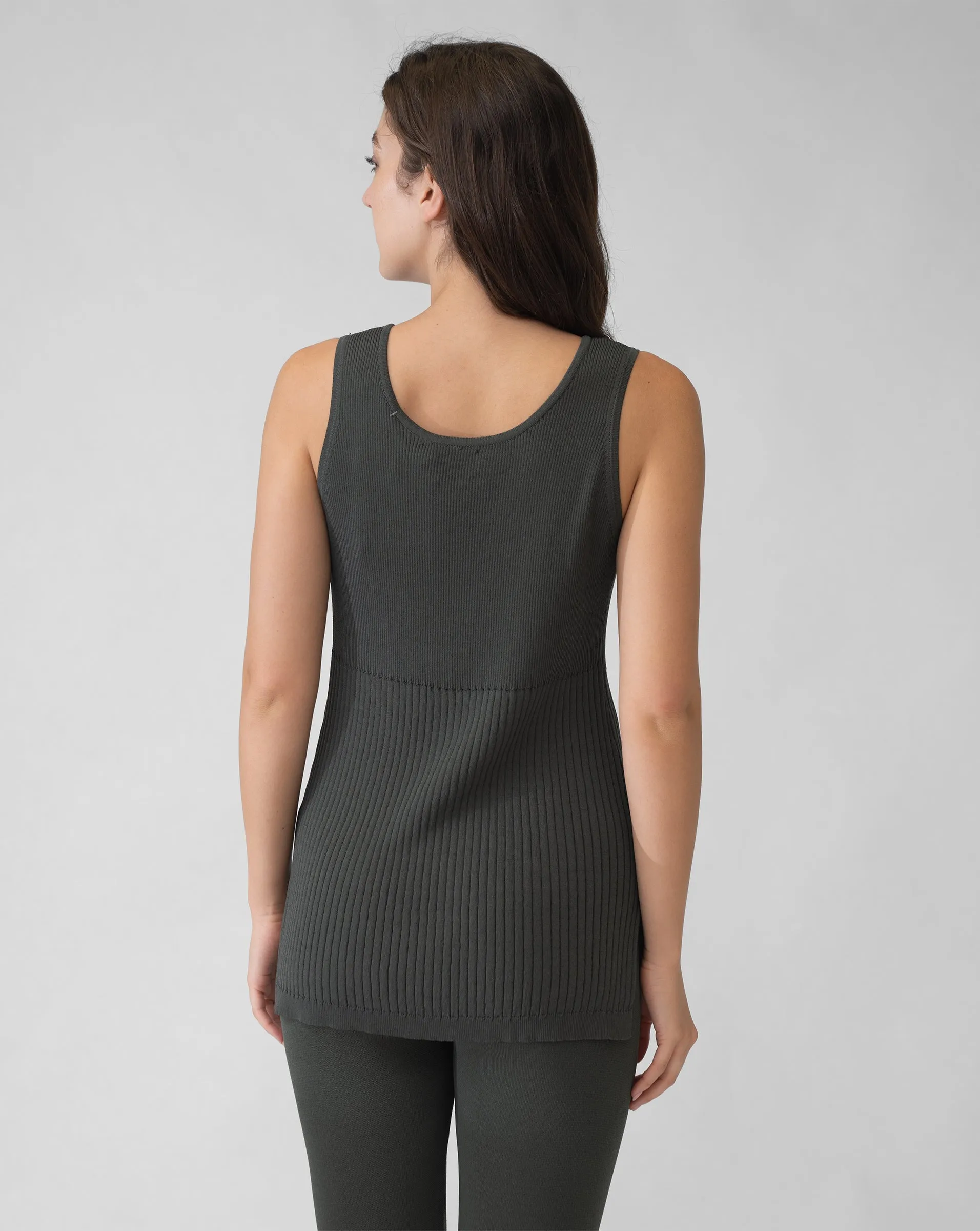 FINAL SALE - Agate Ribbed-Knit Tank