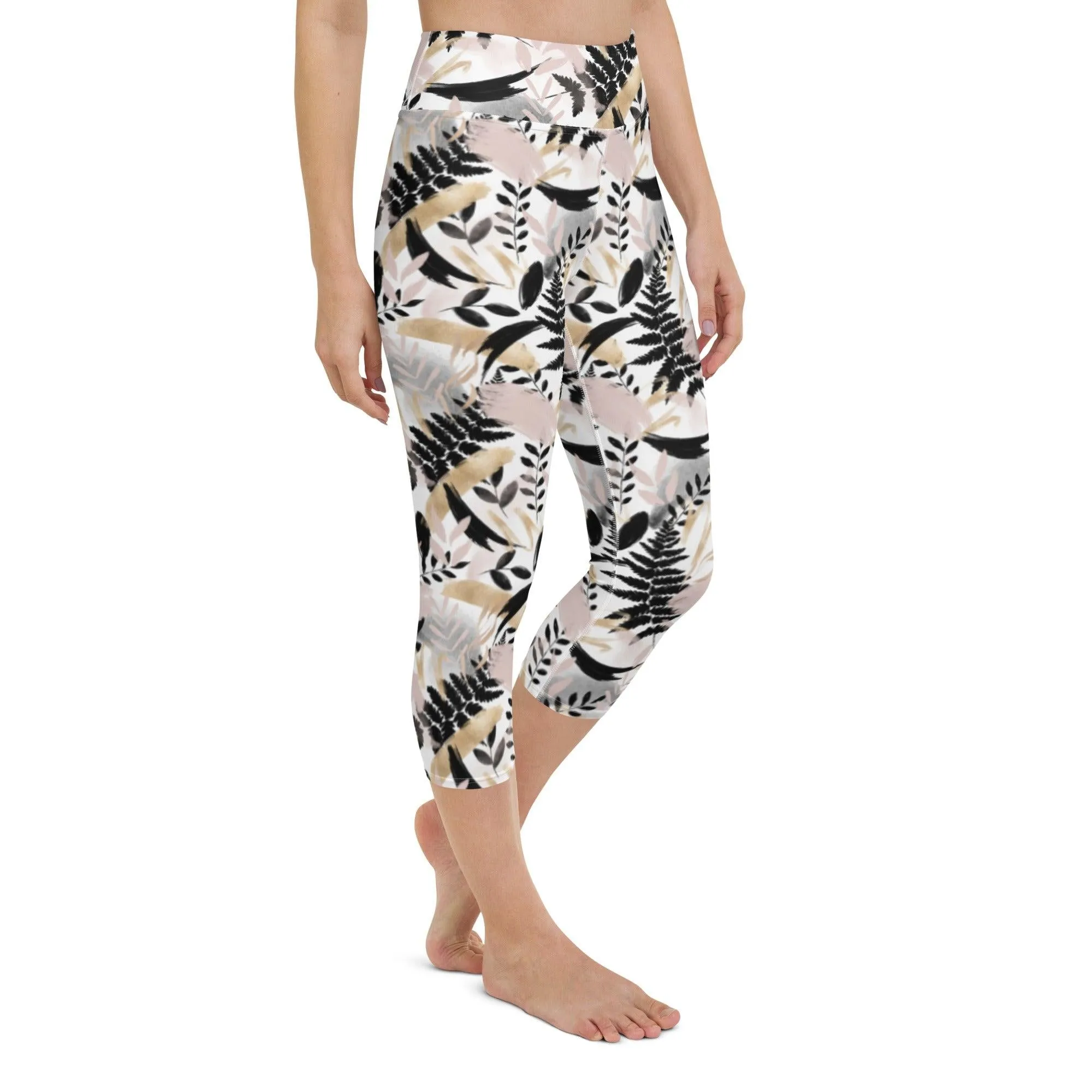 Gentle Leaves Women's Capri Yoga Pants