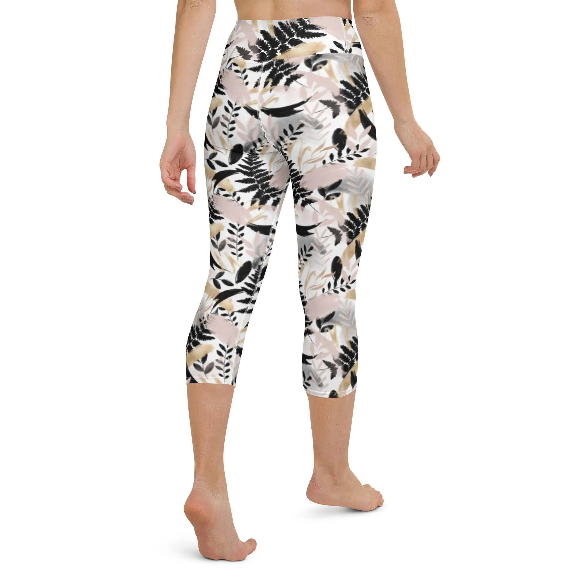 Gentle Leaves Women's Capri Yoga Pants