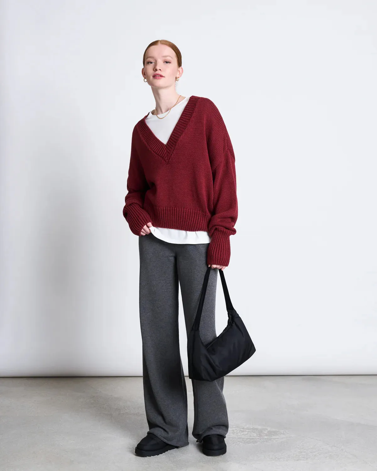 Jan 'n June Luz Knitted Jumper - Syrah