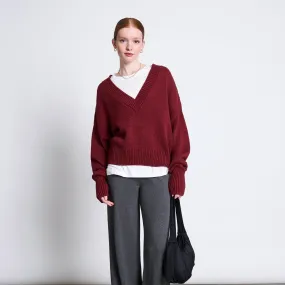 Jan 'n June Luz Knitted Jumper - Syrah