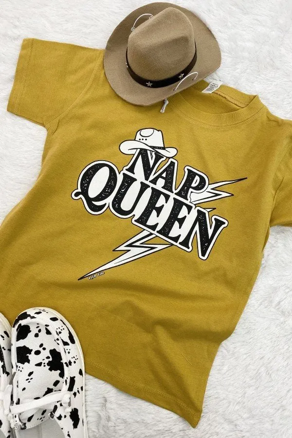 LUCKY NAP QUEEN- MUSTARD