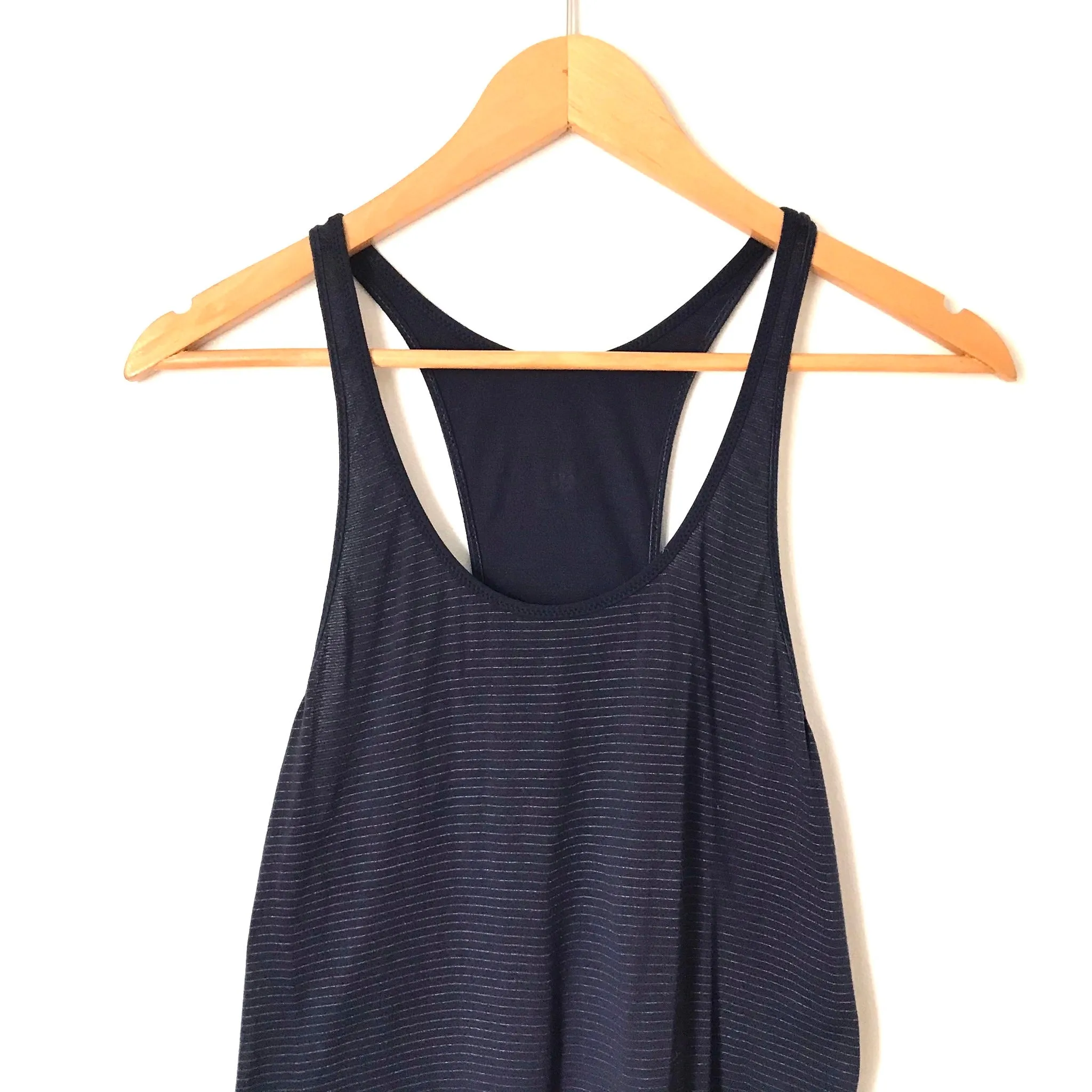 Lululemon Blue Striped Racerback Tank- Size ~S