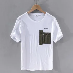 Men's Linen Fashion T-shirt