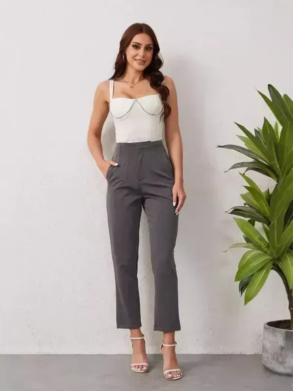 New Women's High Waist Casual Pants