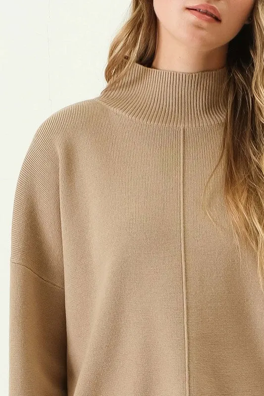 Onyx Mock Neck Sweater