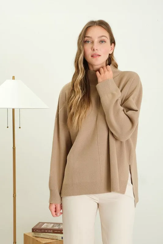 Onyx Mock Neck Sweater