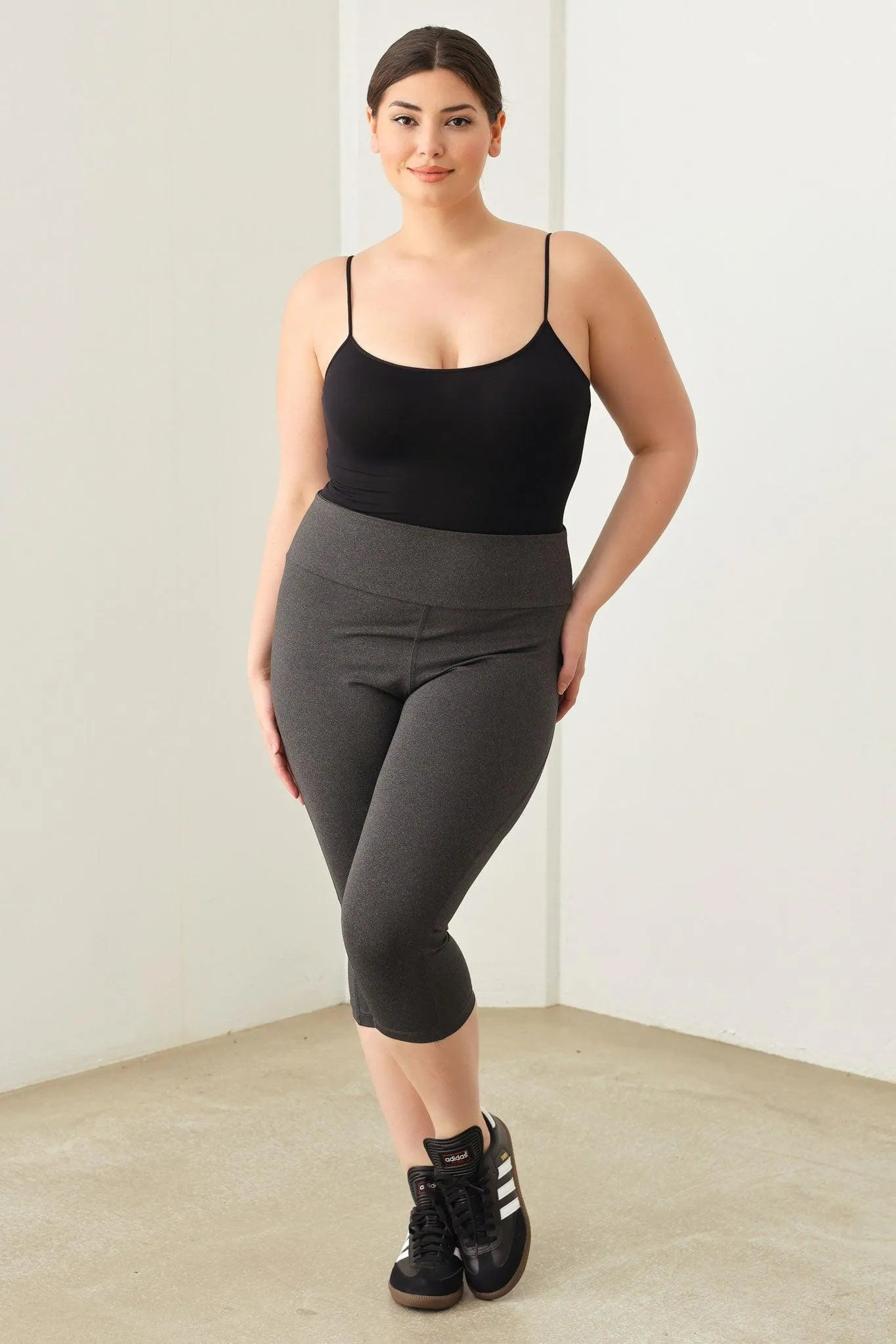 Plus Size Capri Yoga Leggings Pants