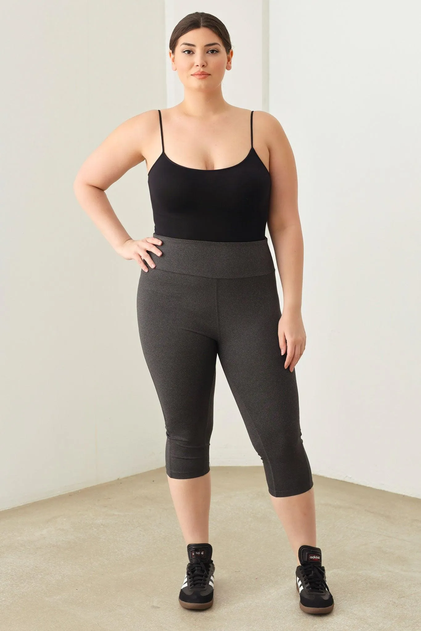 Plus Size Capri Yoga Leggings Pants