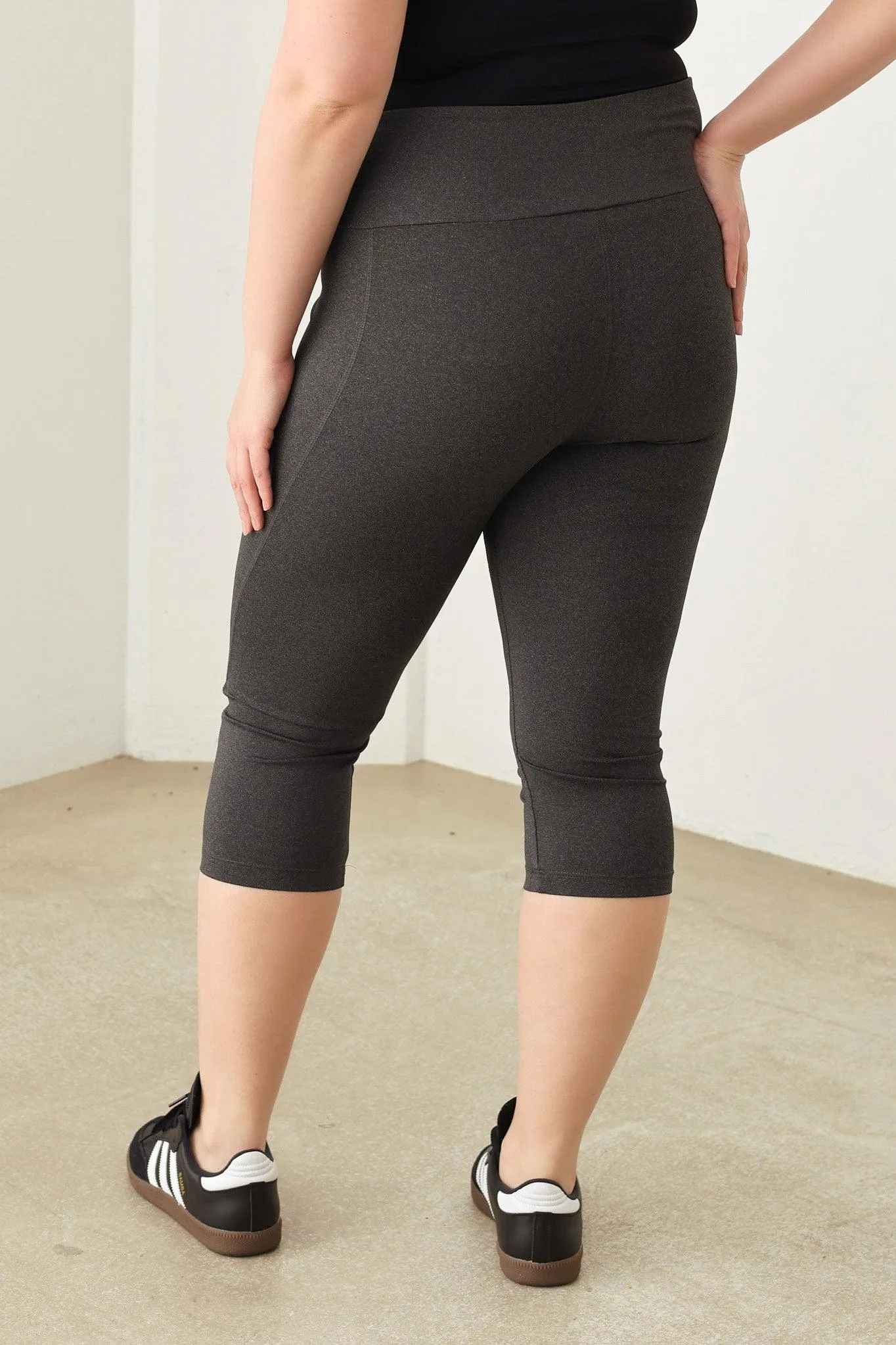 Plus Size Capri Yoga Leggings Pants