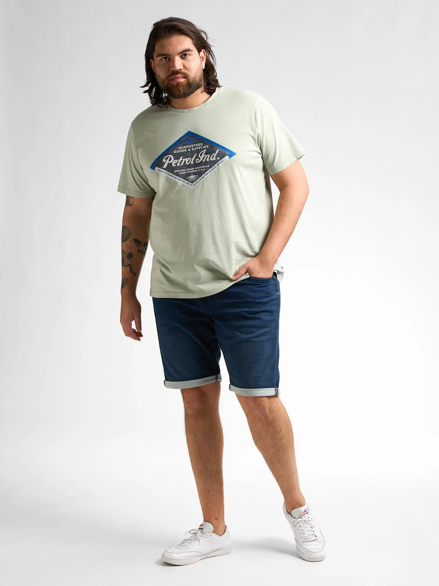 Plus size Jackson Jogg Denim Shorts Jetty