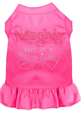 Rhinestone Naughty But In A Nice Way Dress Bright Pink Xxl (18)