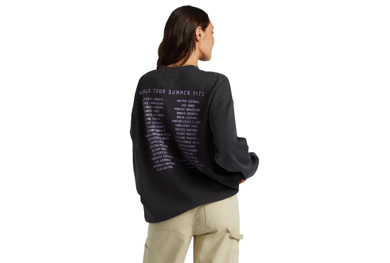 RIDE IN OVERSIZED CREWNECK SWEATSHIRT