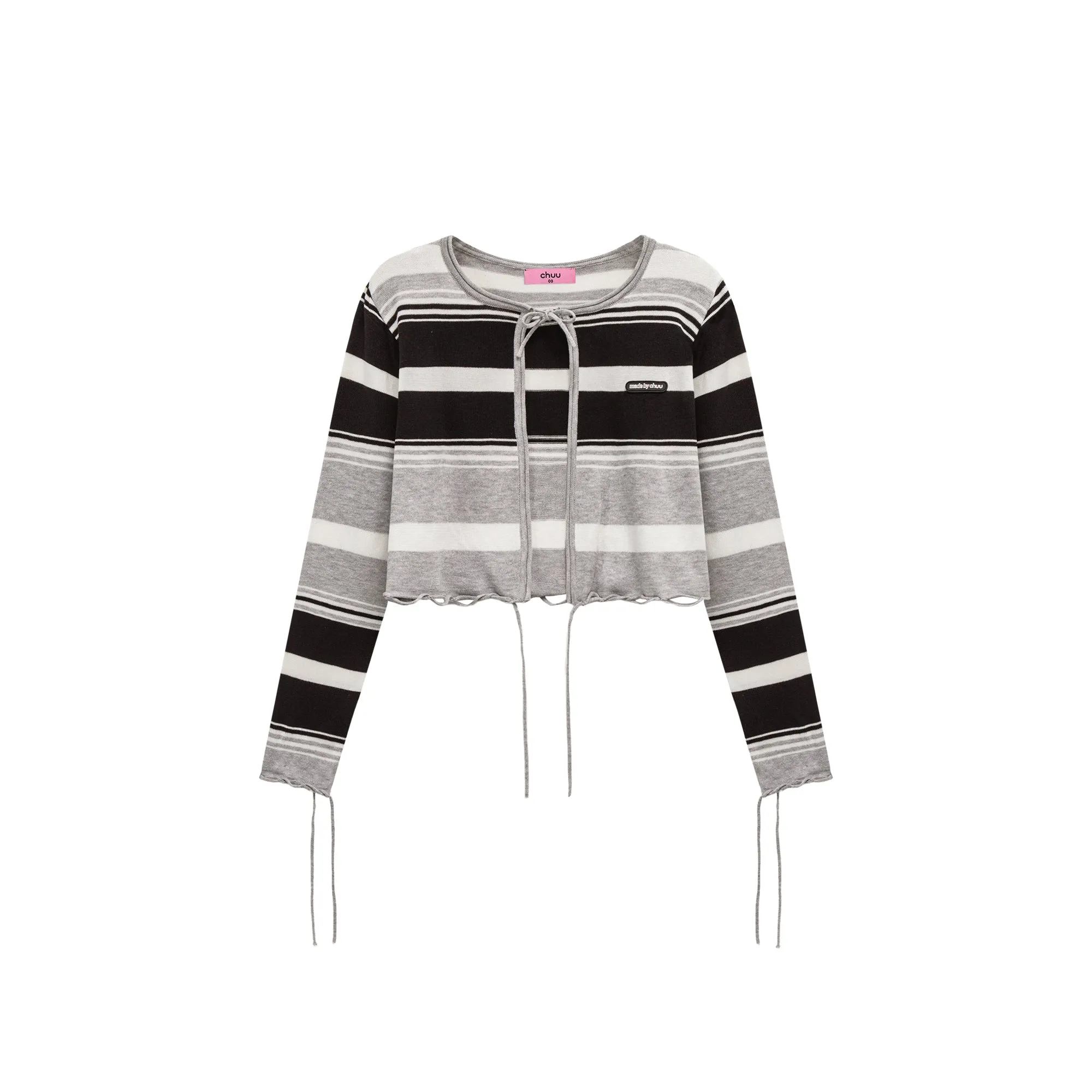 Striped Knit Cardigan