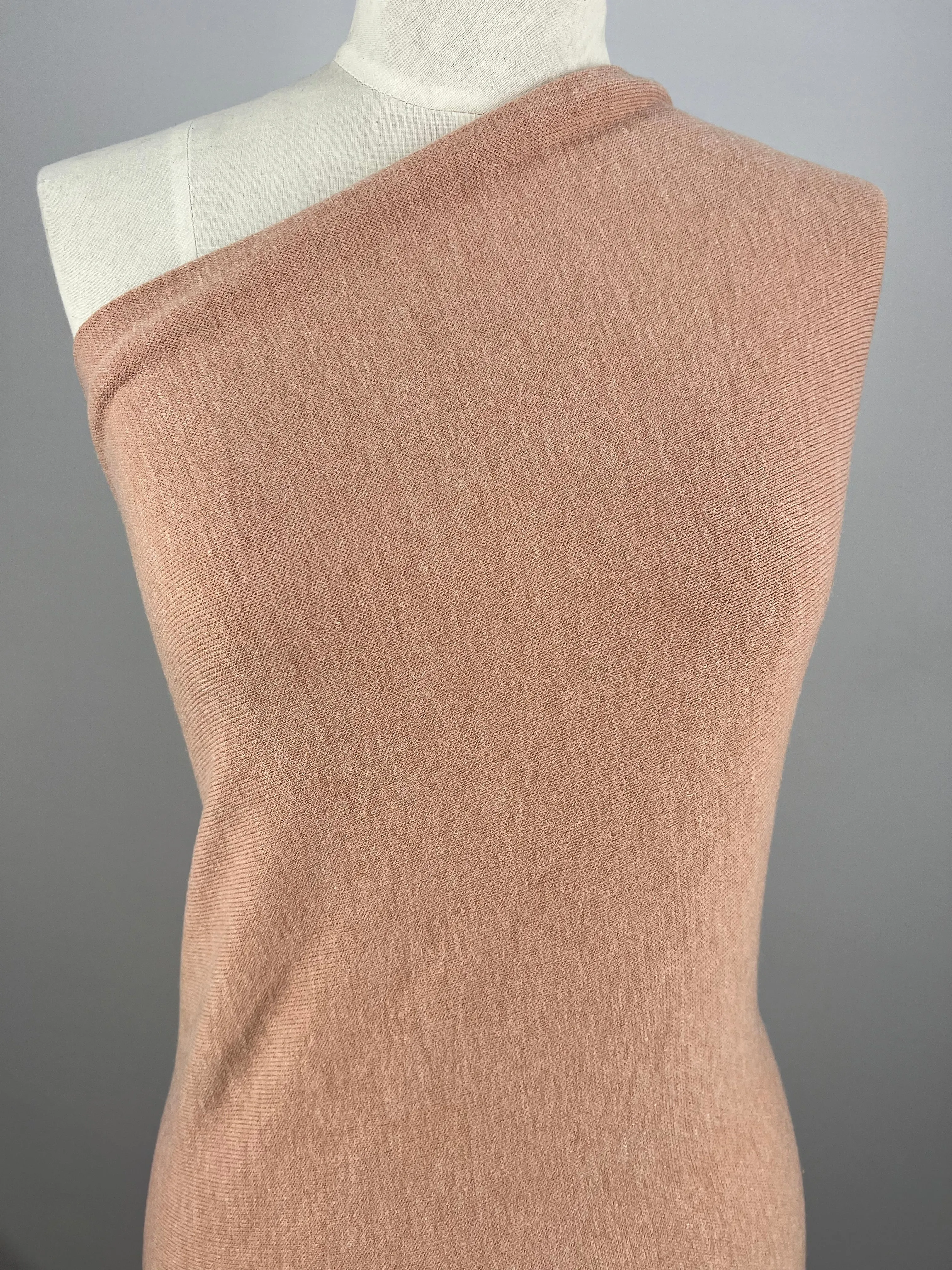 Textured Knit - Peach Melba - 145cm