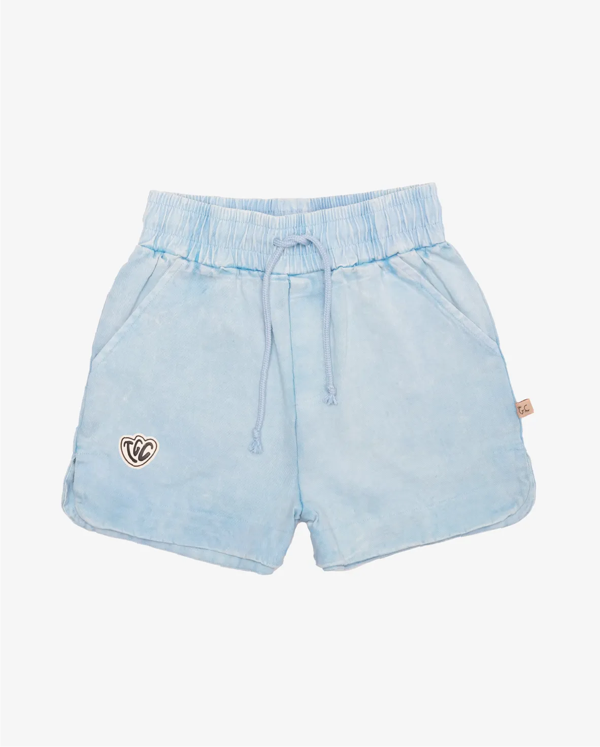 TGC Simple Light Blue Denim Shorts