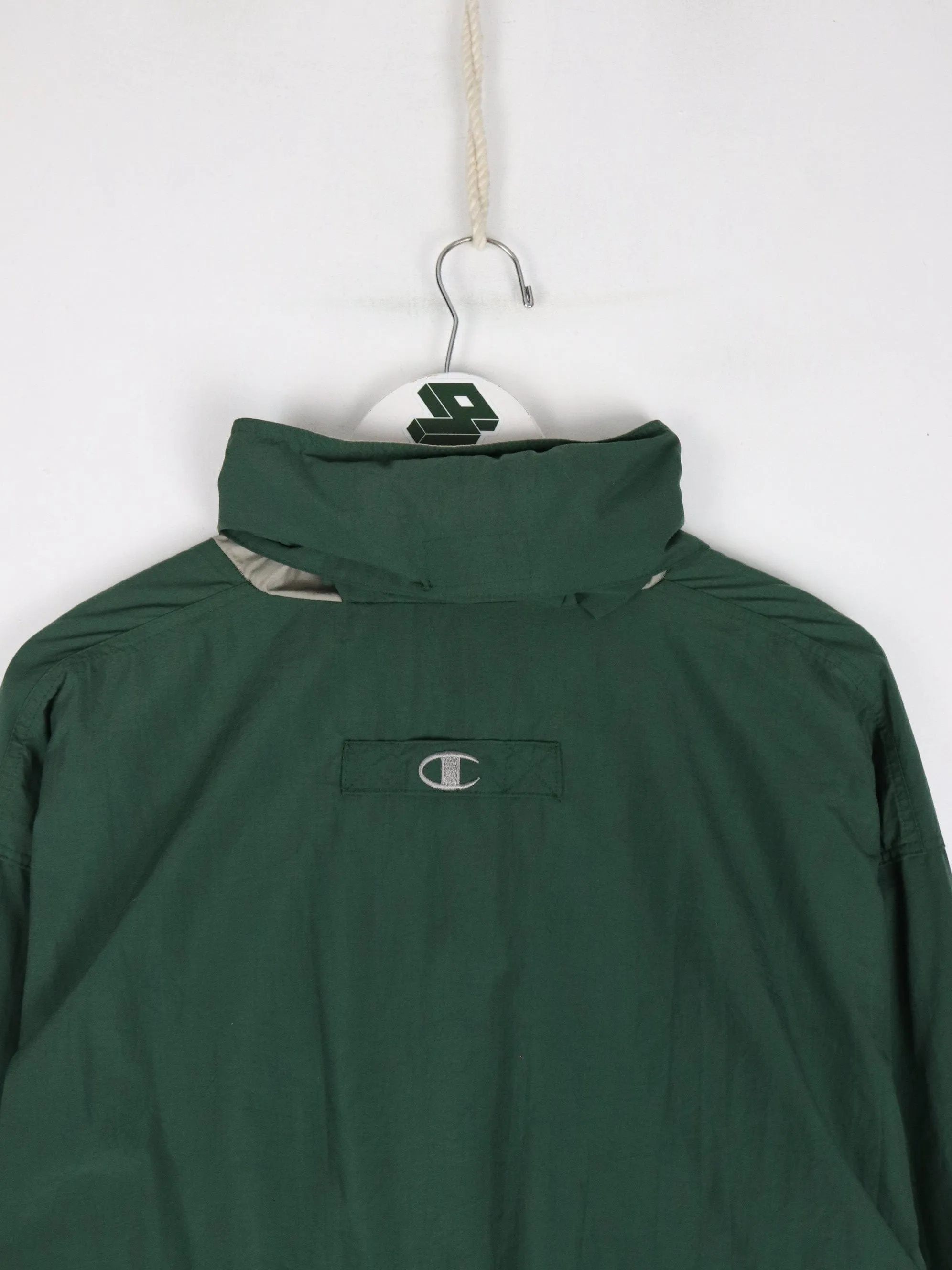 Vintage Butler University Jacket Mens Medium Green Windbreaker