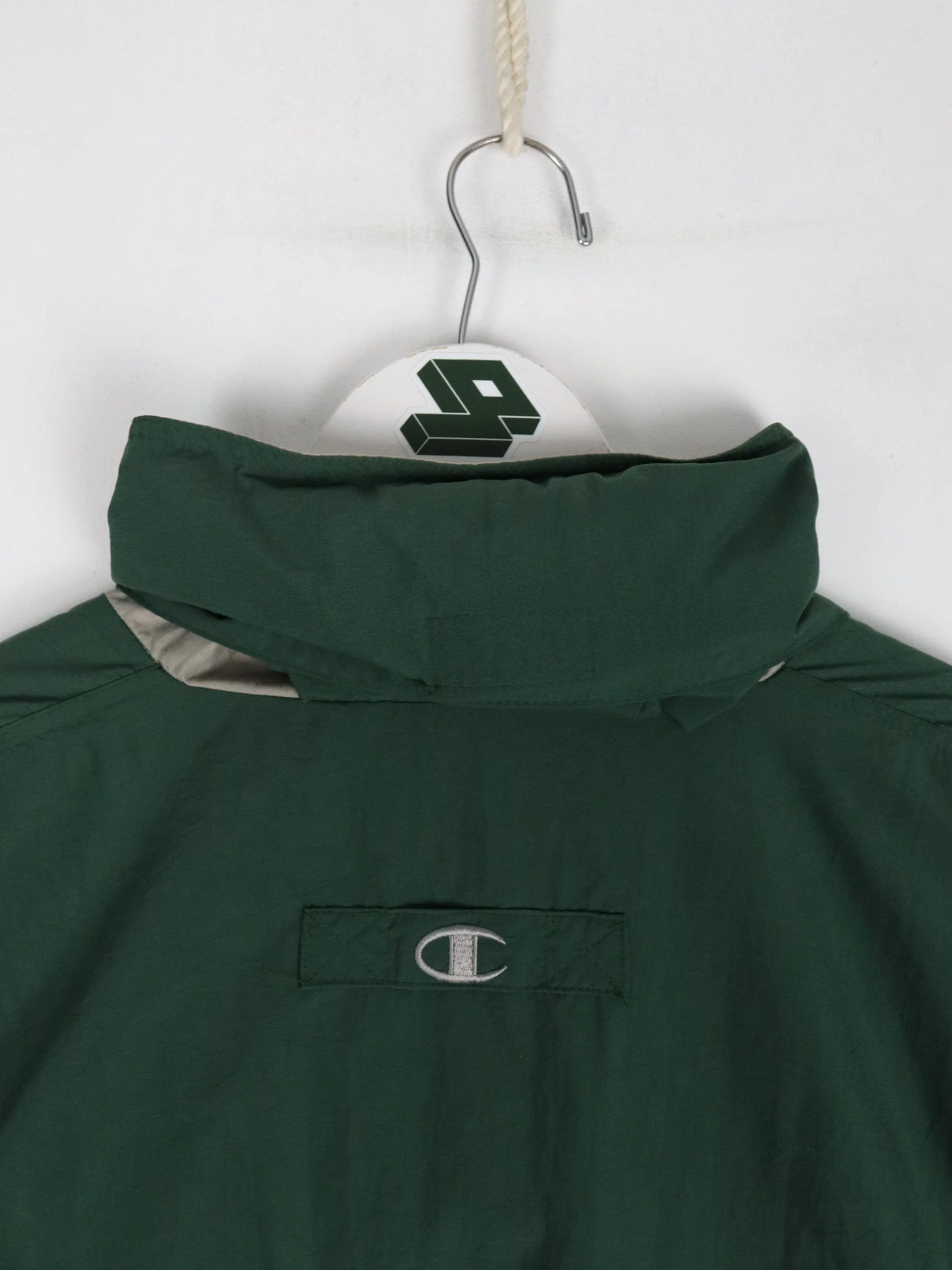 Vintage Butler University Jacket Mens Medium Green Windbreaker