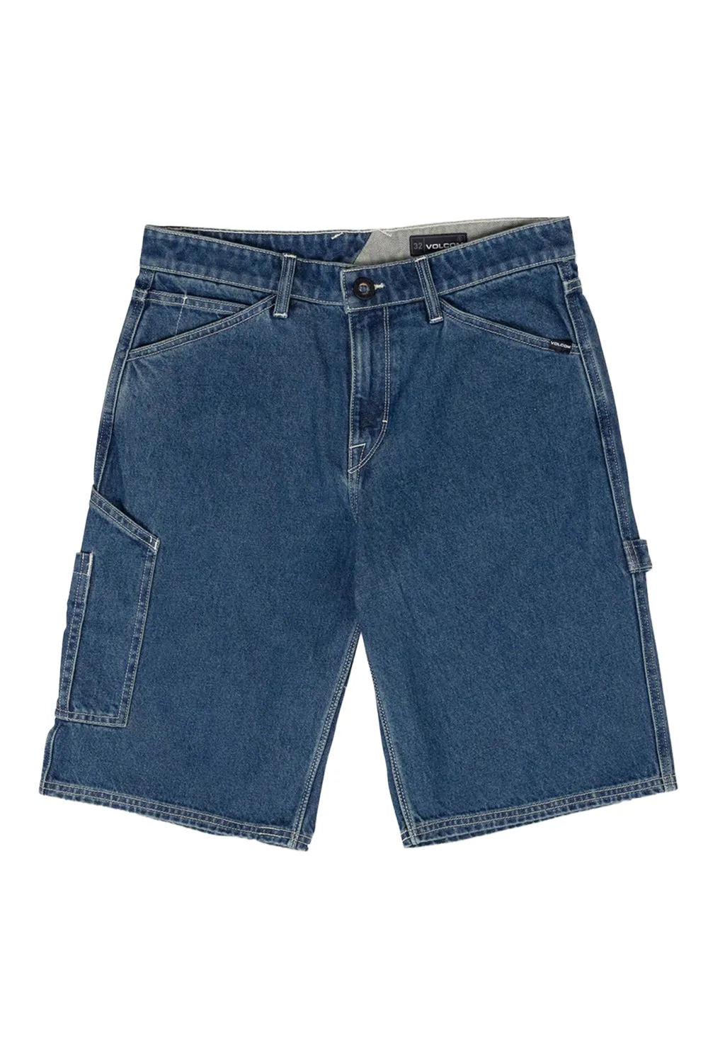 Volcom Mens Laboured Denim Utility Shorts