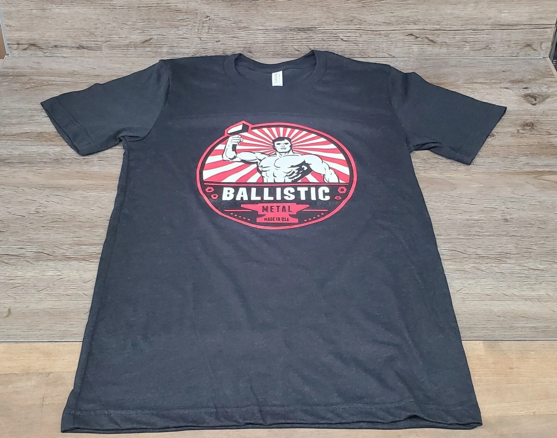 Wholesale Ballistic Metal Signature Logo T-Shirt, Fetish Kink Ballistic Shirt