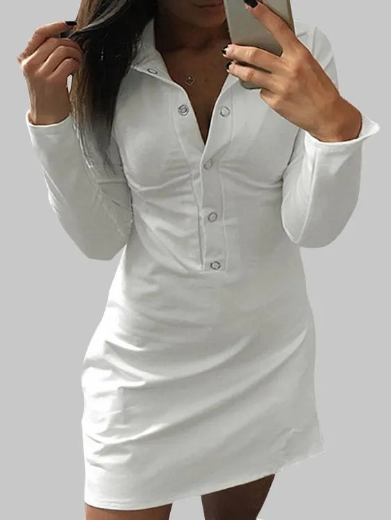 Wholesale Long Sleeve Shirt Dress