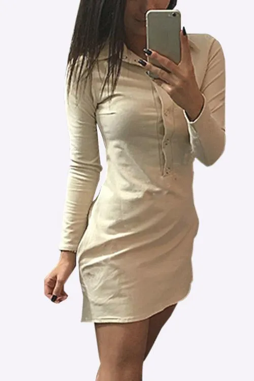 Wholesale Long Sleeve Shirt Dress