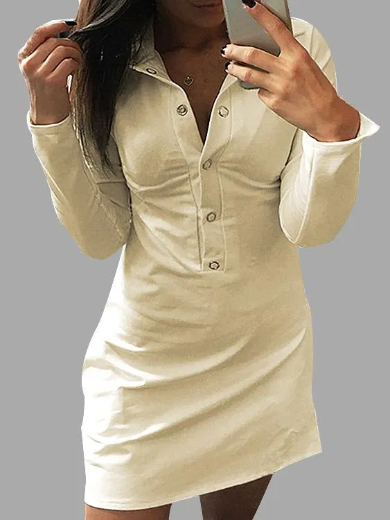 Wholesale Long Sleeve Shirt Dress