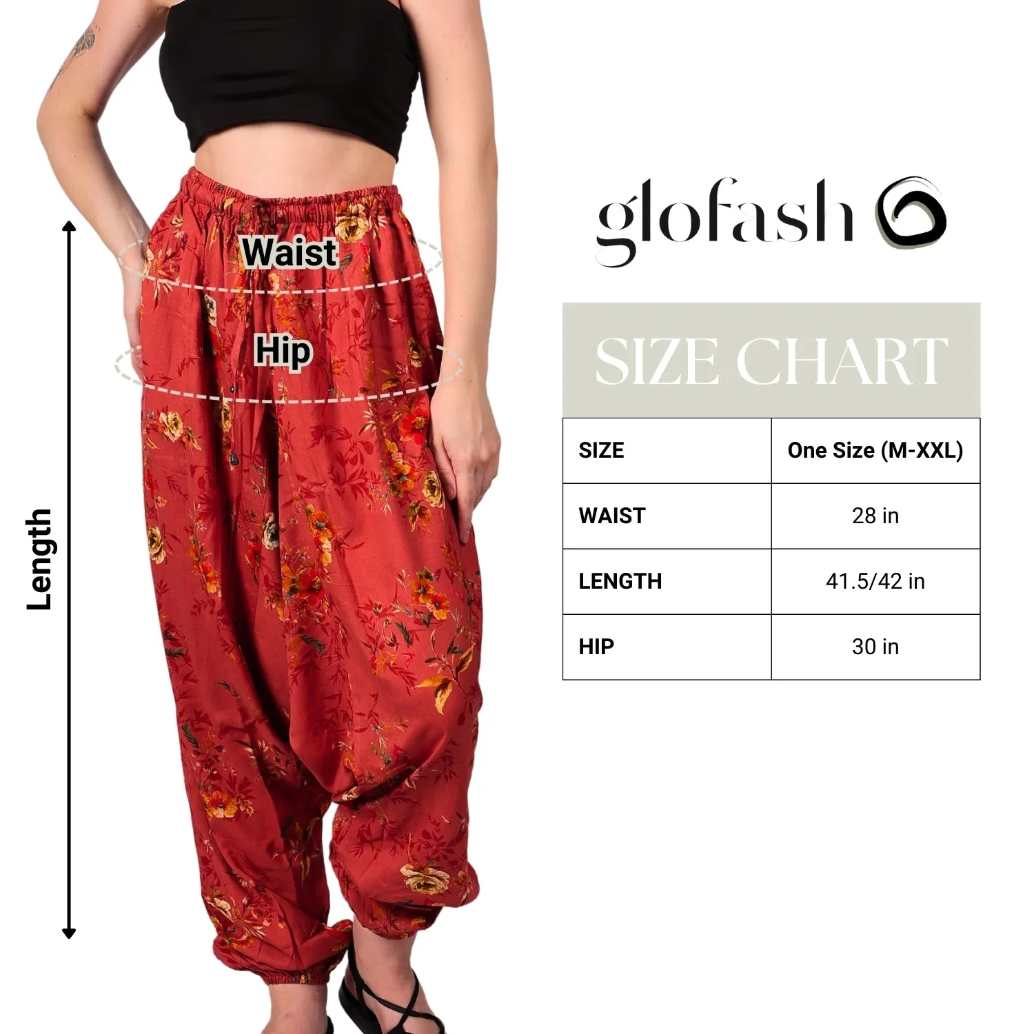 Women's Bohemian Harem Pants – Stylish Yoga & Lounge Pants