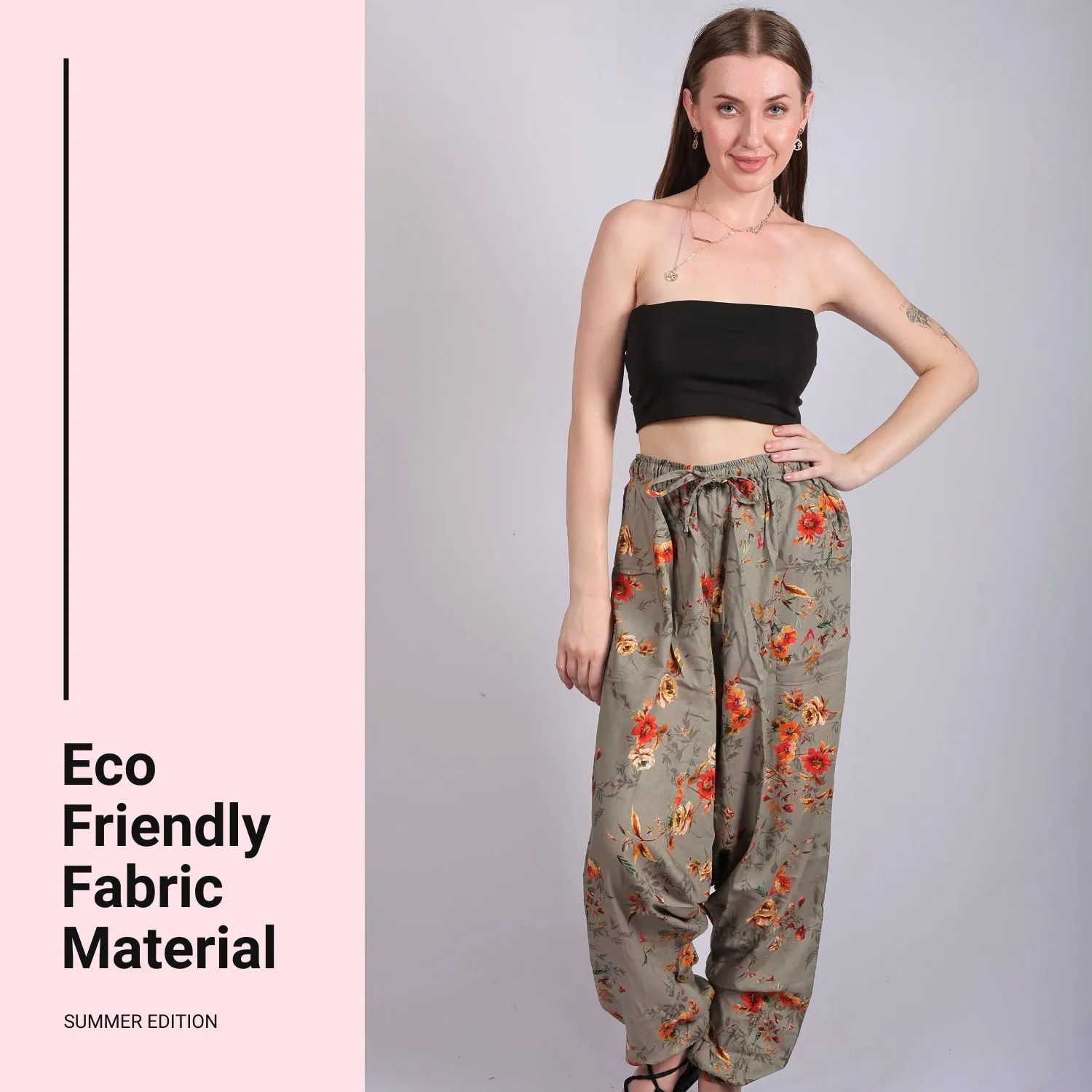 Women's Bohemian Harem Pants – Stylish Yoga & Lounge Pants