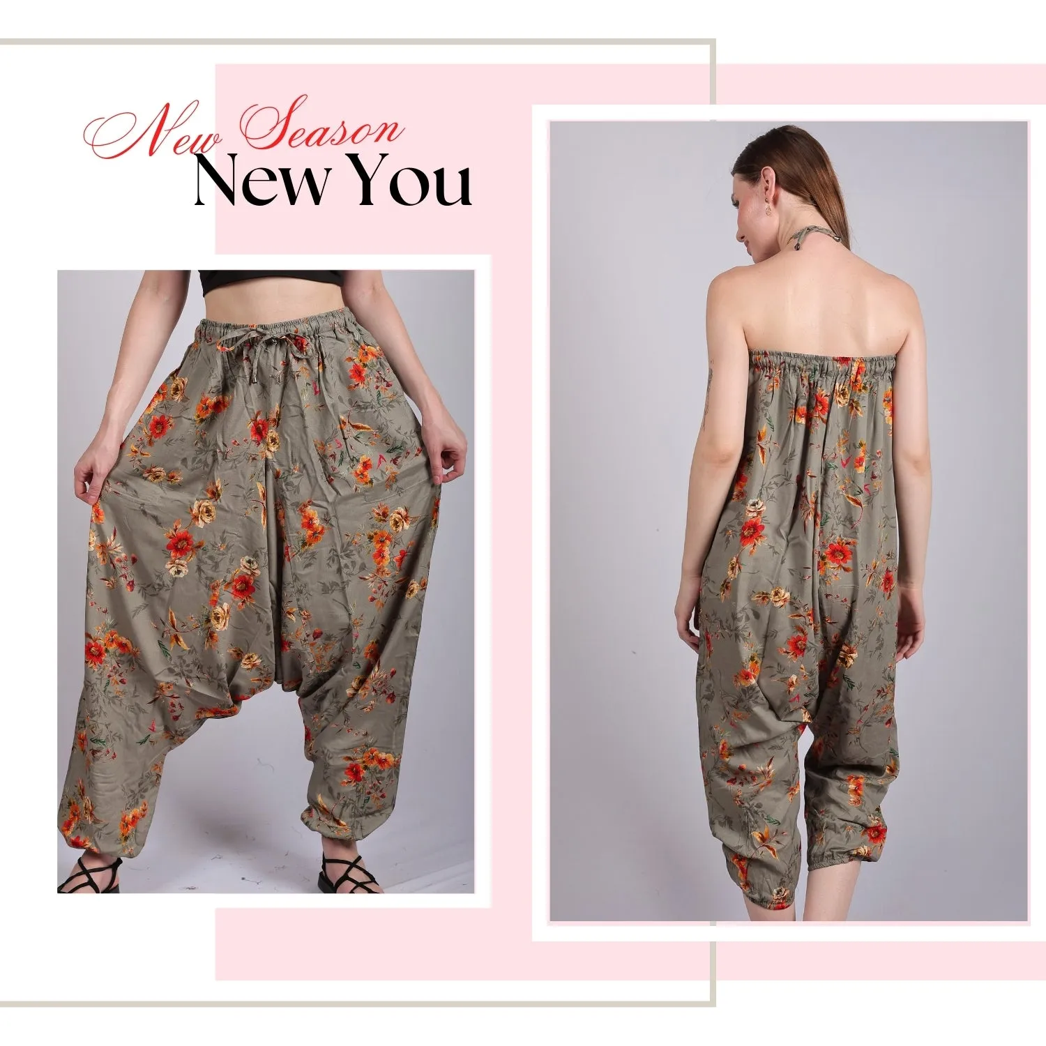 Women's Bohemian Harem Pants – Stylish Yoga & Lounge Pants