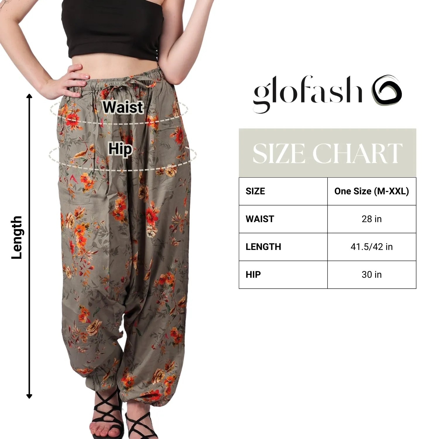 Women's Bohemian Harem Pants – Stylish Yoga & Lounge Pants