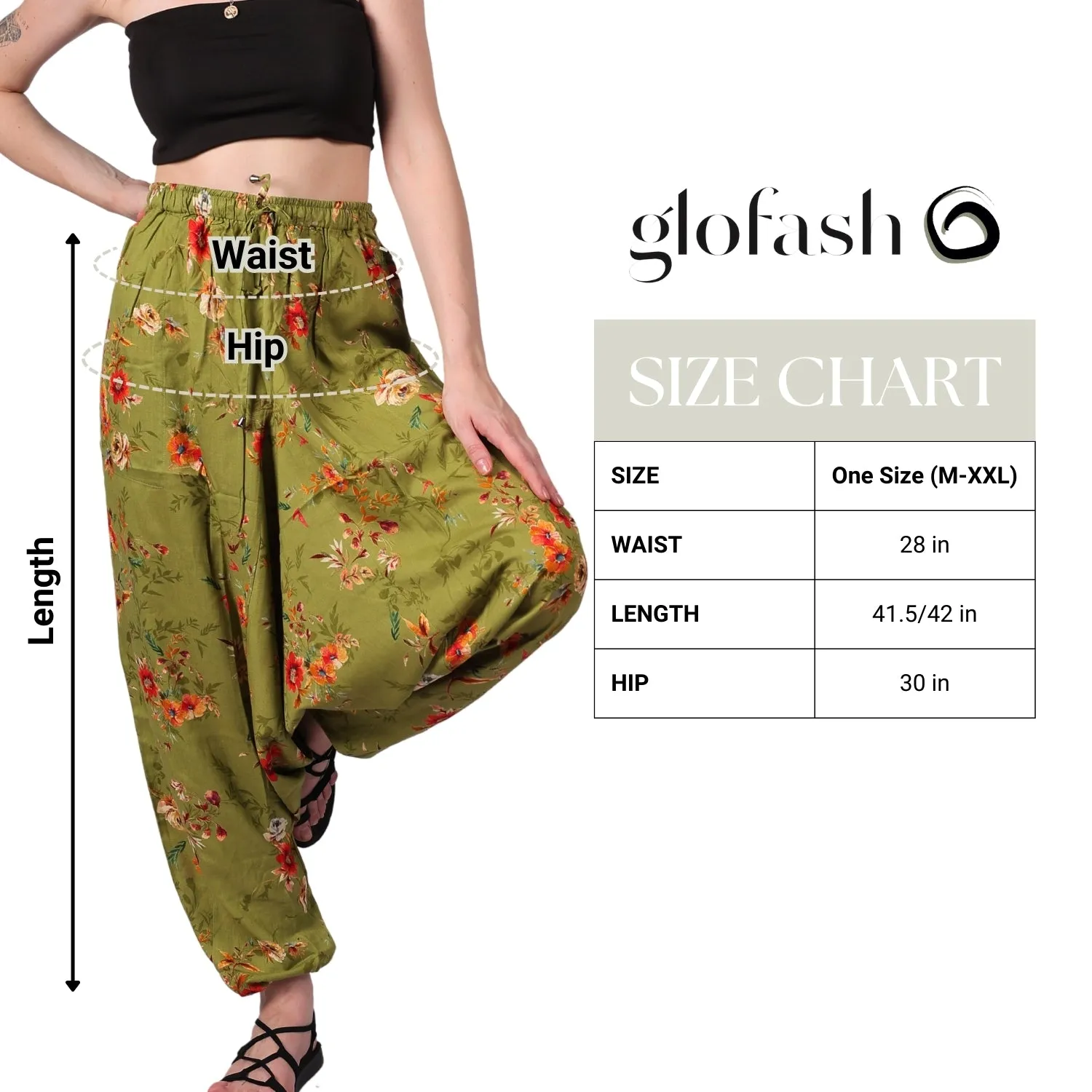 Women's Bohemian Harem Pants – Stylish Yoga & Lounge Pants