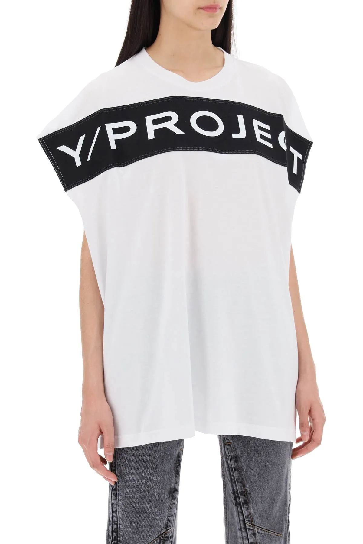 Y Project Sleeveless T-Shirt With